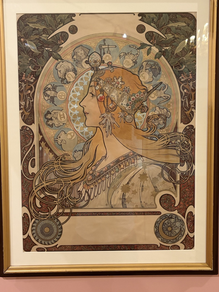 Affiche Art Nouveau d'Alfons Mucha, Fondation Mucha Prague